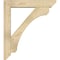Ekena Millwork Legacy Slat Rough Sawn Bracket w/ Offset Brace, Douglas Fir, 6"W x 30"D x 34"H BKT0604X30X34LEC06RDF - alternate 3
